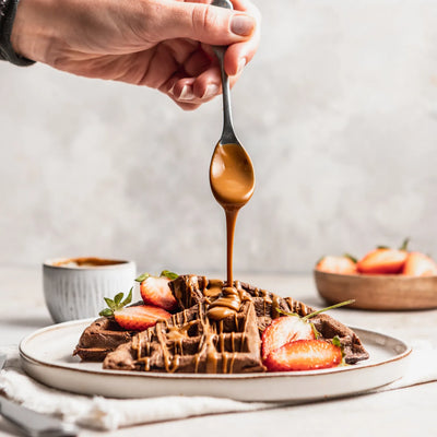 Chocolate Protein Waffles